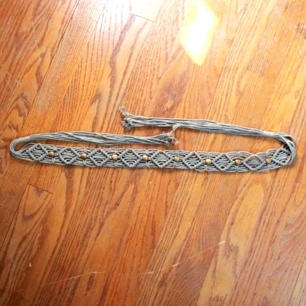 Unknown Brand Woven Fabric Belt
